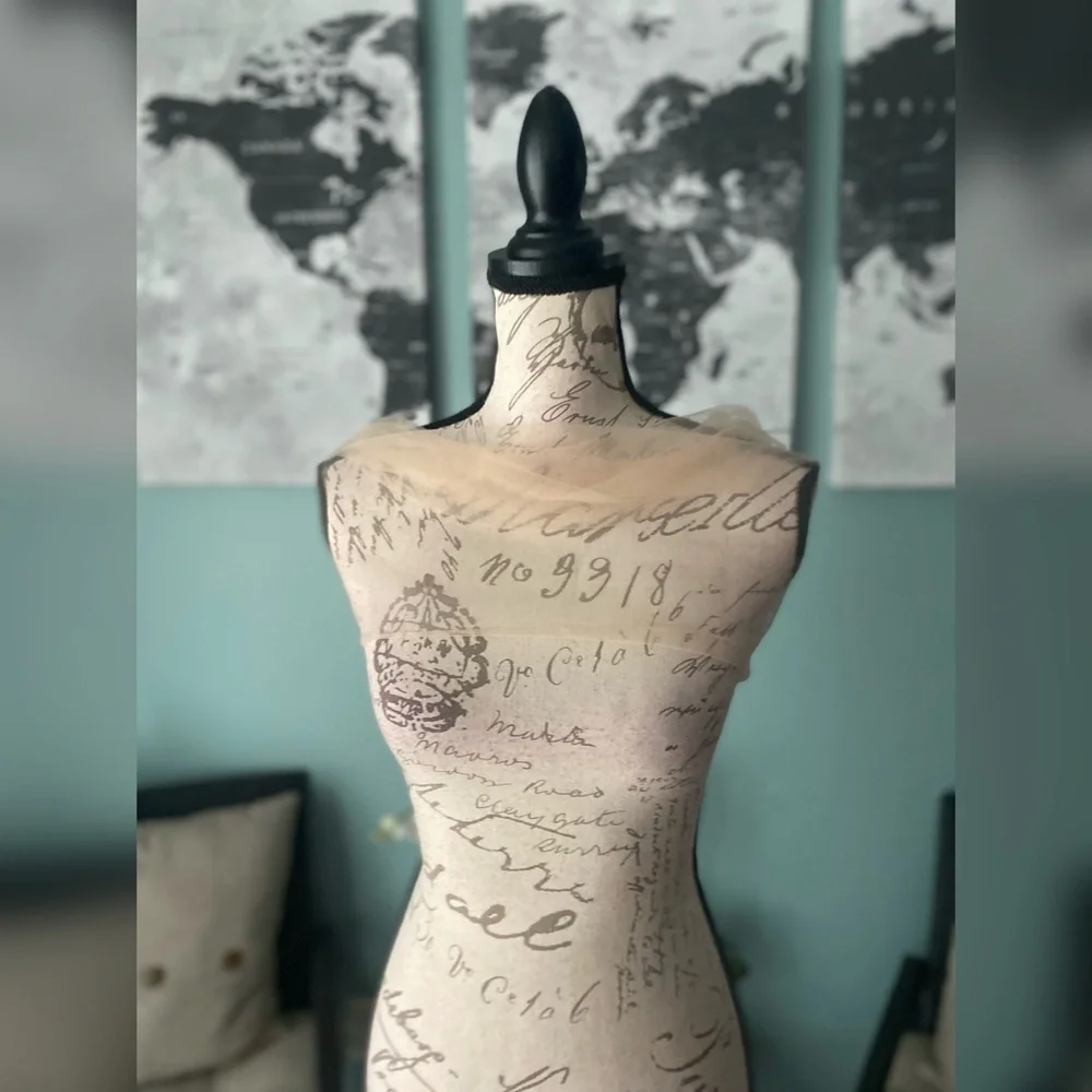 Champagne tulle shrug - Picture 3 of 3